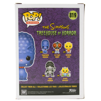 POP! The Simpsons Treehouse of Horror Vinyl Figur Nr. 819: Panther Marge von Funko Rückansicht